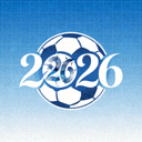 2026年国际足联世界杯官方中文网logo，绿色徽章与世界杯图案组合