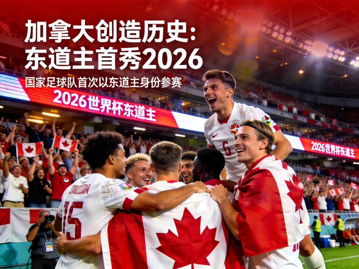 加拿大国家足球队首次以东道主身份参赛，2026年创造历史