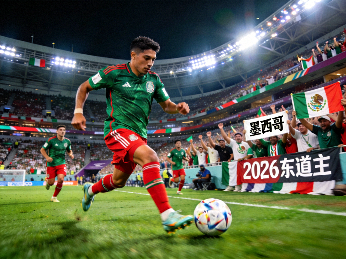 墨西哥国家足球队主场作战，中北美劲旅，2026年作为东道主之一备受期待