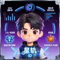 LOL中单职业选手星轨的数据头像